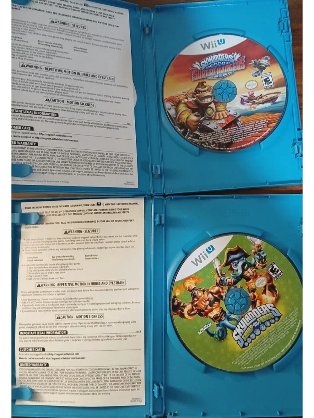 Skylanders: Swap Force & Superchargers (Wii U) Not For Resale Bundle